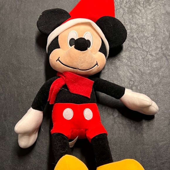 Disney Christmas Mickey 12" Plush *XY - Picture 1 of 4
